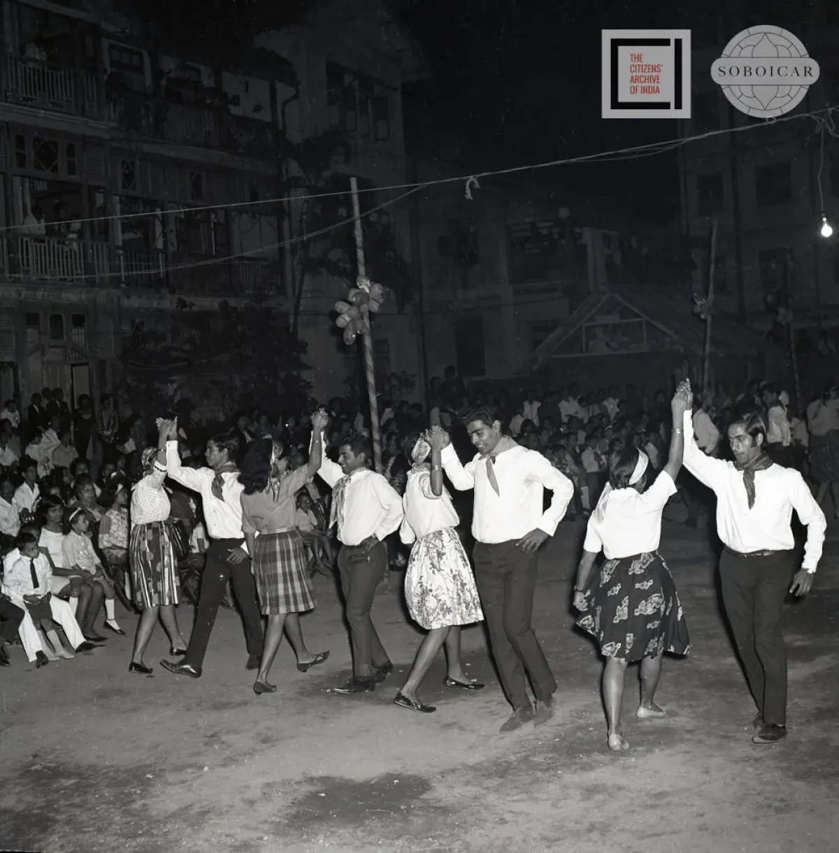 Around the fire, late 1960s